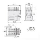 JD3 400V  Motorsch&uuml;tz (Relais) mit 4 Schlie&szlig;er 50Hz